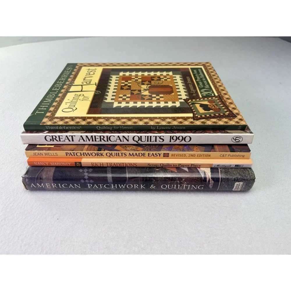 Quilting books lot Of 5‎ Hardcover Mixed Authors Patchwork Scrap Star Quilts